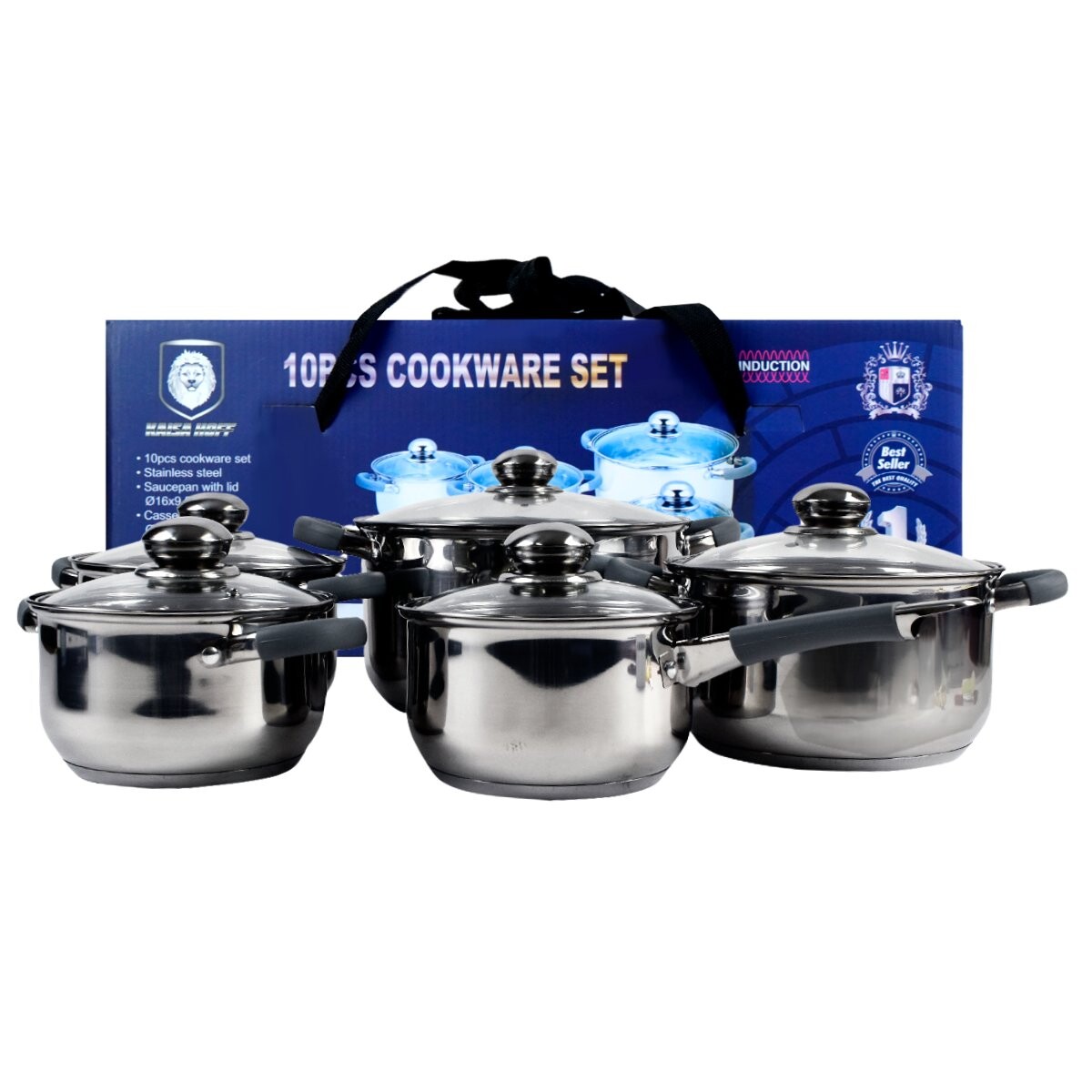 Set de ollas 10 piezas 