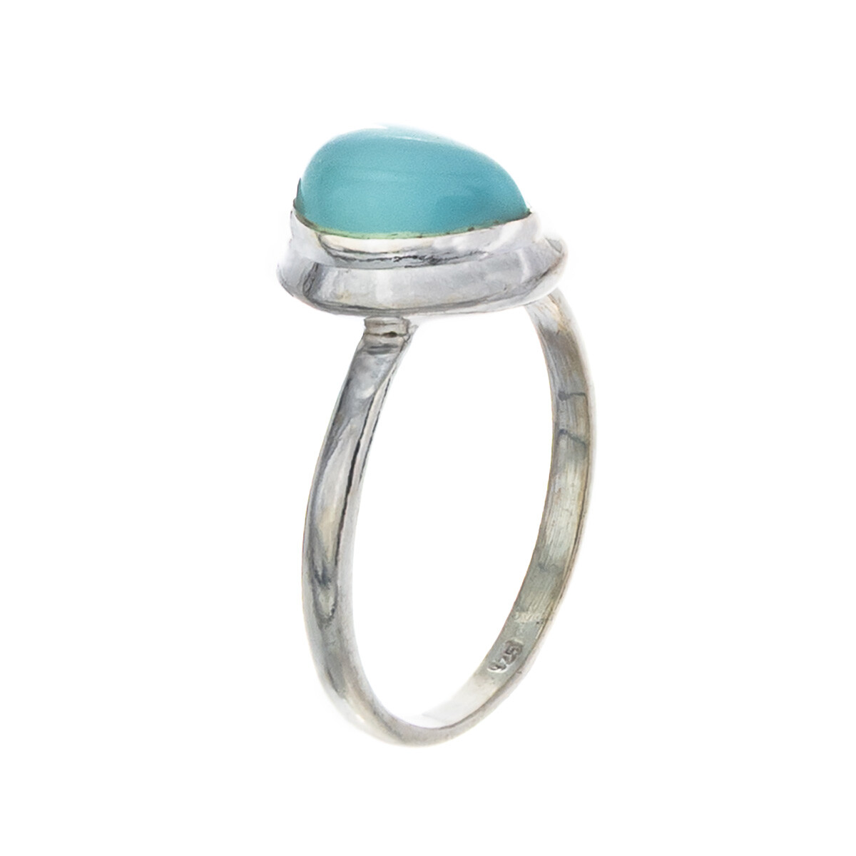 Anillo de plata 925, CALCEDONIA. 