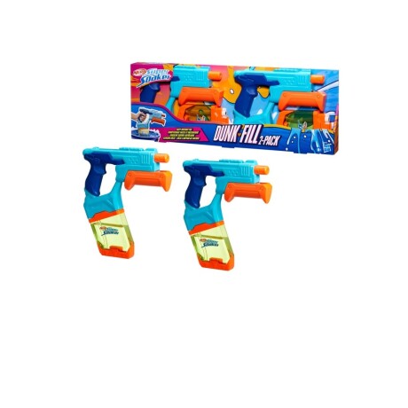 Pack X2 Pistola De Agua Nerf Dunk Fill Super Soaker 300Ml Ub 001