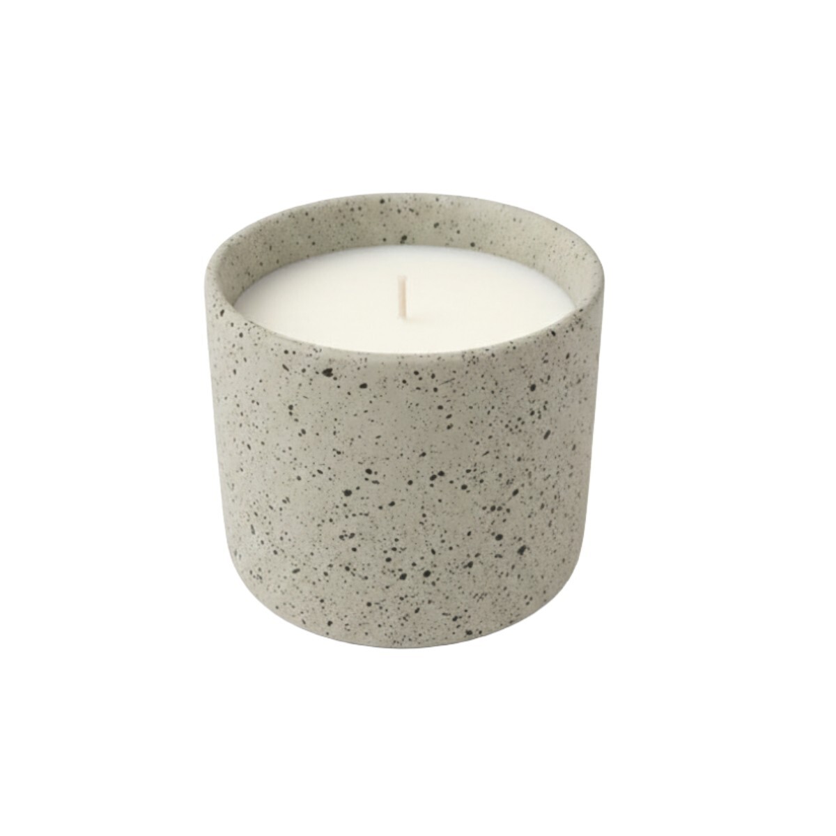 VELA EN POTE GRIS 11X11X10CM 