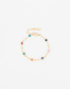 Pulseras Flexibles Color Pulsera Multicolor Dije Ojo Turco - Combinacion Multicolor