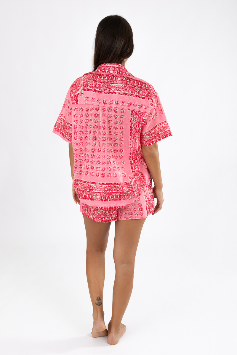 Pijama block Rosado