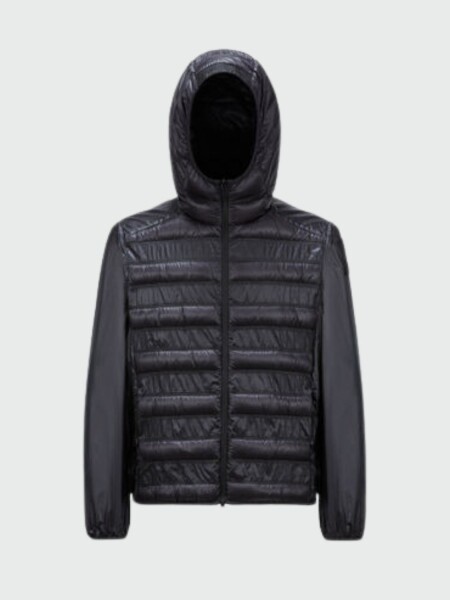 Moncler - Campera corta con capucha, LUSENEY Negro