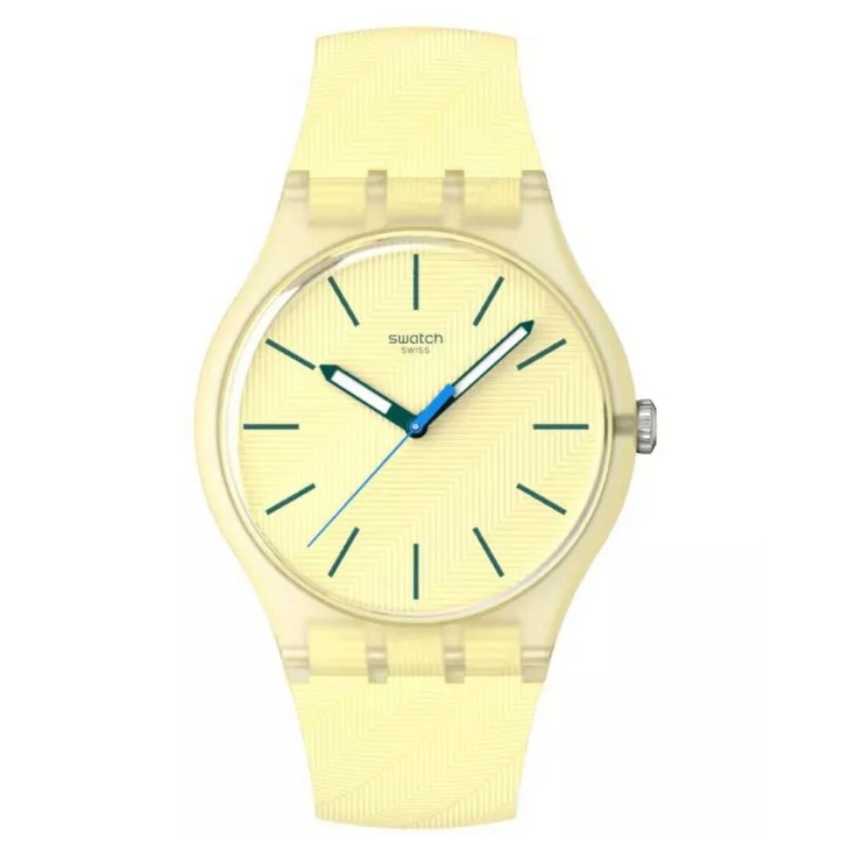 Reloj Swatch So29j102 Citrus Tilt De Silicona 