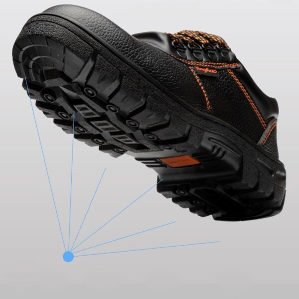 Zapatos De Trabajo Puntera Acero Calzado Seguridad Yinghao Variante Color Negro Talle 44