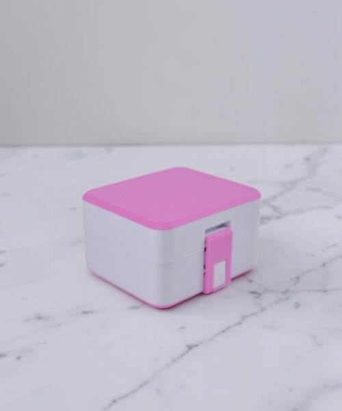 Caja Eco Prestige 8 x 7 x 4,7 cm - ROSA/BLANCO