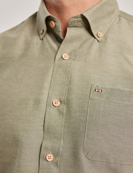 012487 CAMISA HARRINGTON LABEL Verde