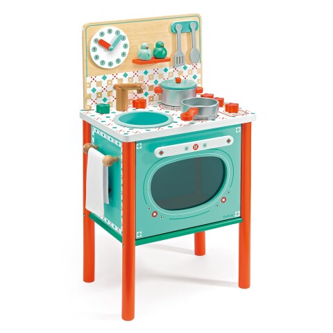 Cocina de madera para niños con accesorios - La cocina de Leo Cocina de madera para niños con accesorios - La cocina de Leo