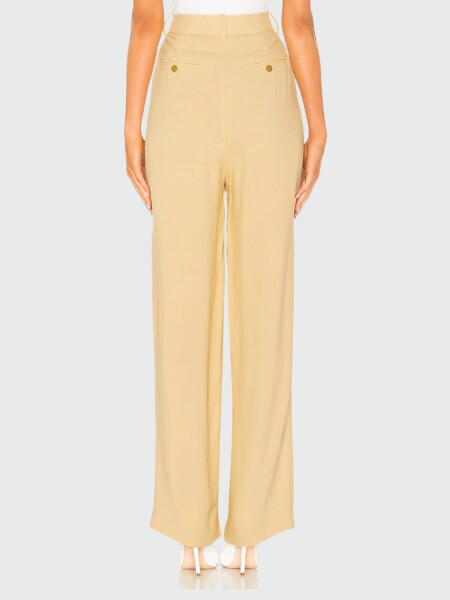 Pantalón clásico con bolsillos, Theory Amarillo