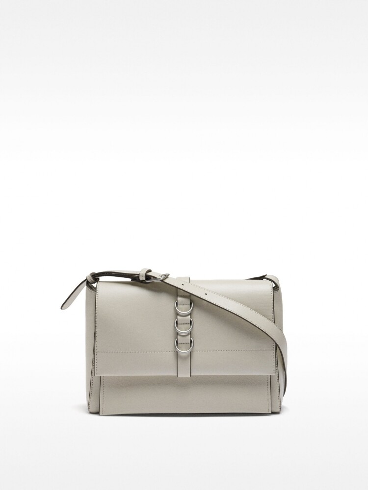 Bolso Bandolera Con Solapa Imantada crudo