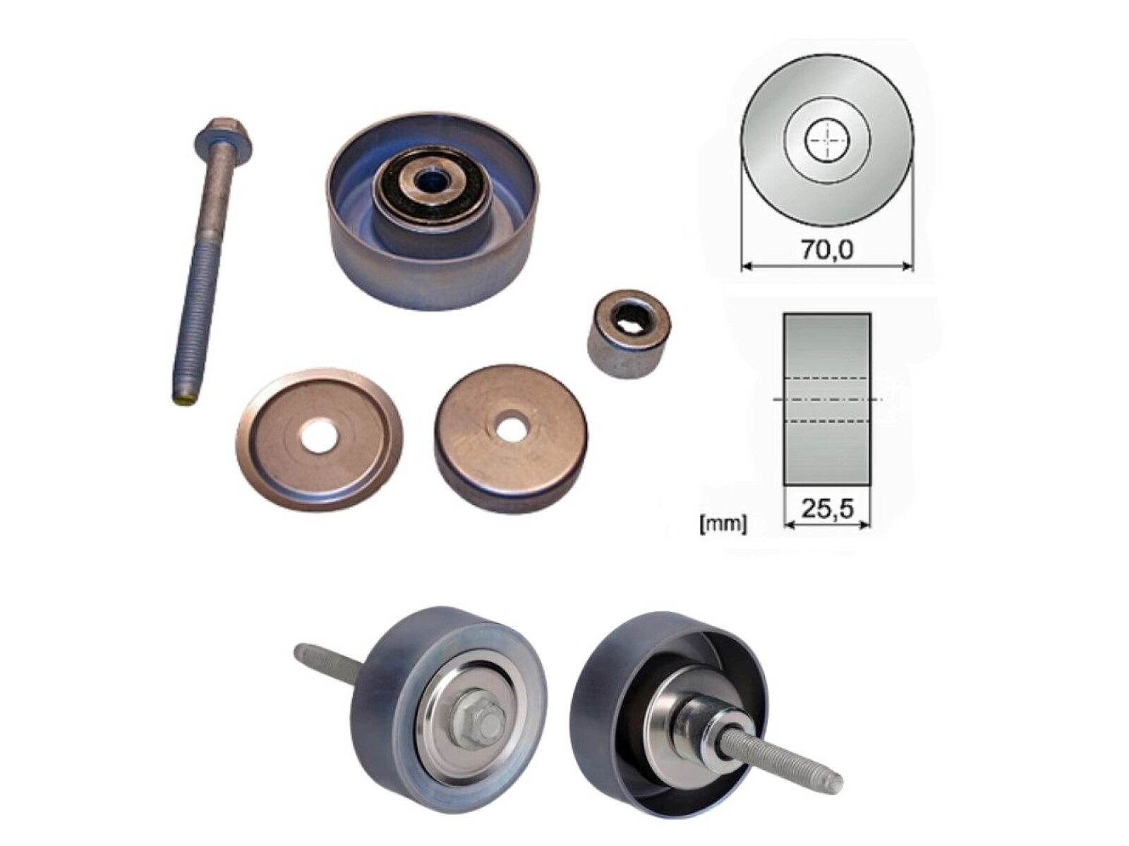 Tensor Guía Correa Accesorios 