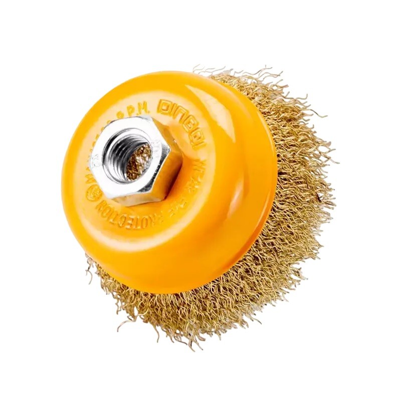DINGQI CEPILLO COPA BRONCEADO AMOLADORA 100MM Dingqi Cepillo Copa Bronceado Amoladora 100mm