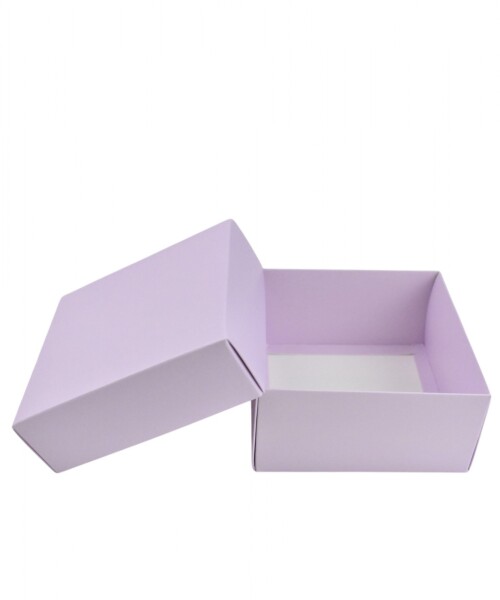 Caja eco 02 - 8x8x4,5 cm. LILA