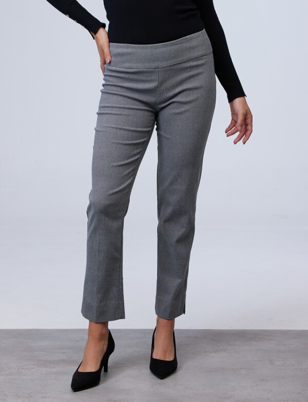 Pantalon Tweed NEGRO/GRIS