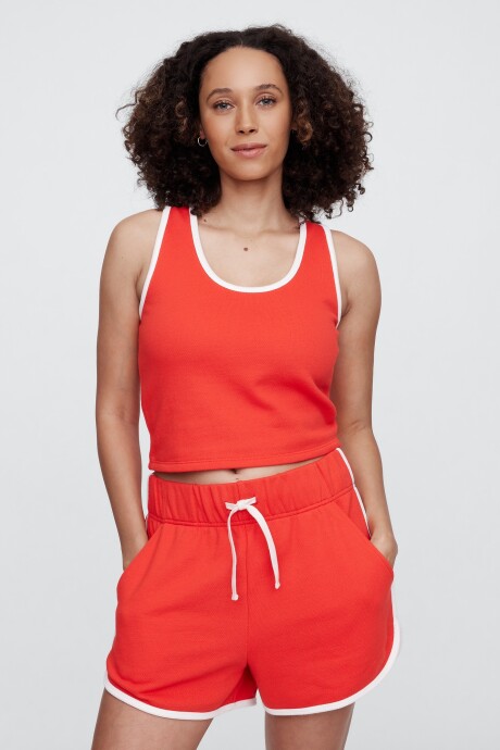 Short Pique Mujer Poster Red