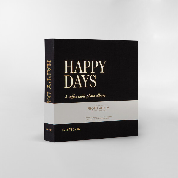 ALBUM DE FOTOS HAPPY DAYS NEGRO - UNICO