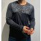 Remera de Hombre N+ M/Larga Evans Negro
