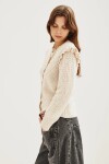 Cardigan Texture Sequins Crudo