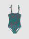 Bañador Smock De Soles Azul Claro