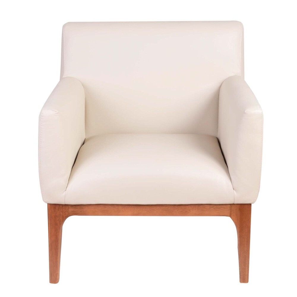 BUTACA CUERO-Y-MADERA NATURAL-BEIGE TUCSON ARENA