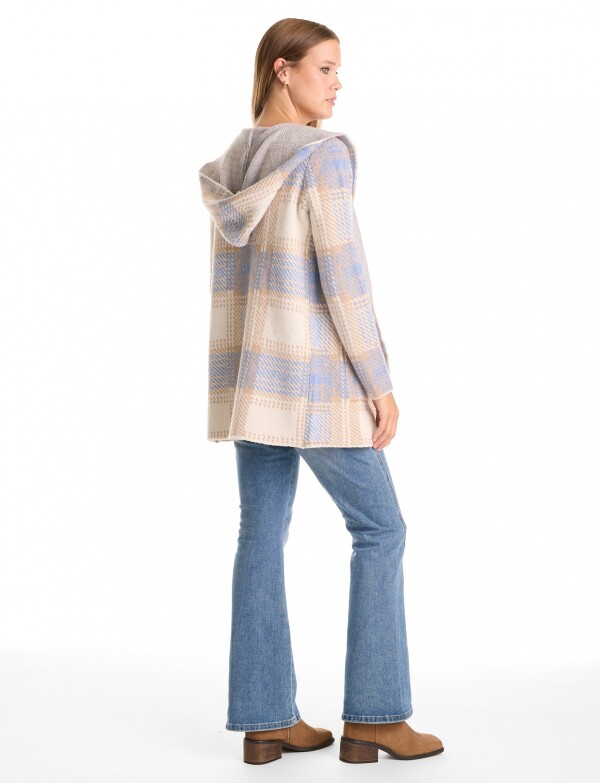 Cardigan Soft Capucha BEIGE/MULTI