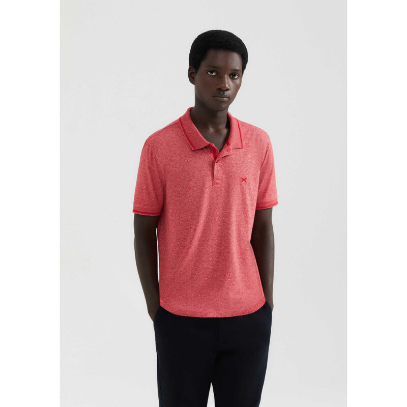 CAMISA POLO MM MASC ROJO OSCURO