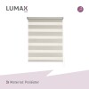 Cortina Roller Zebra Simple Lumax 1.6 X 2.1m Gran Calidad Beige