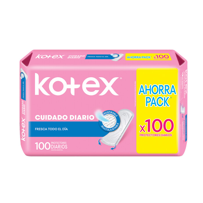 KOTEX P D MULTIF CTRL OLOR UNID. X 100 única