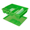 Escurridor Eco De Platos Vasos Cubiertos 45 X 38 Cm VERDE