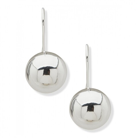 Aros Puffy Ball Threader Silver