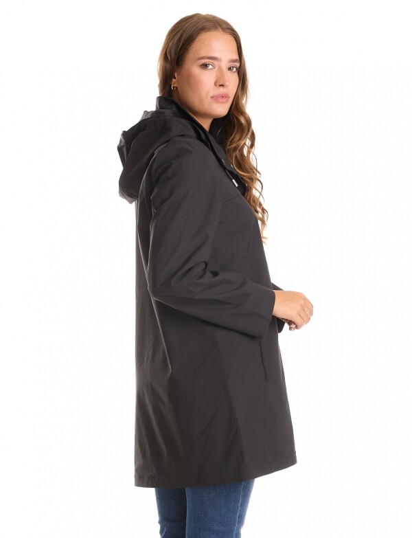 Gabardina Impermeable NEGRO