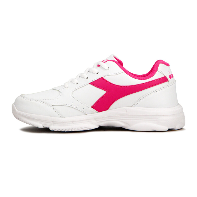 Championes Mujer Diadora Wimbledon Blanco-fucsia