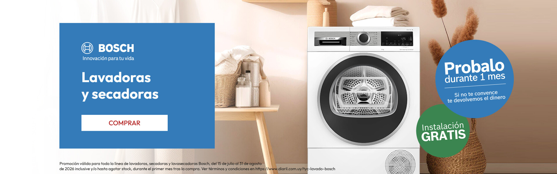 Promo lavado Bosch