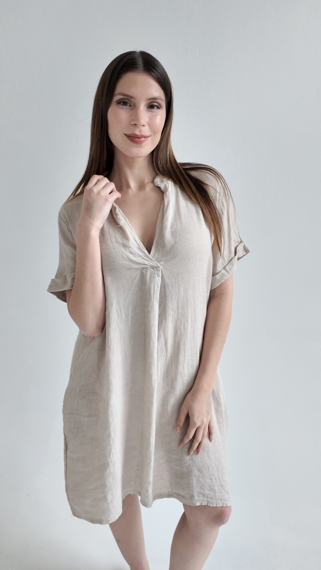Vestido Múnich Beige