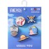 Jibbitz One Piece Luffy 5 Pack Multicolor