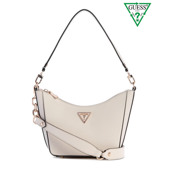 Cartera Guess Eco Gloriana Chica Blanco 0