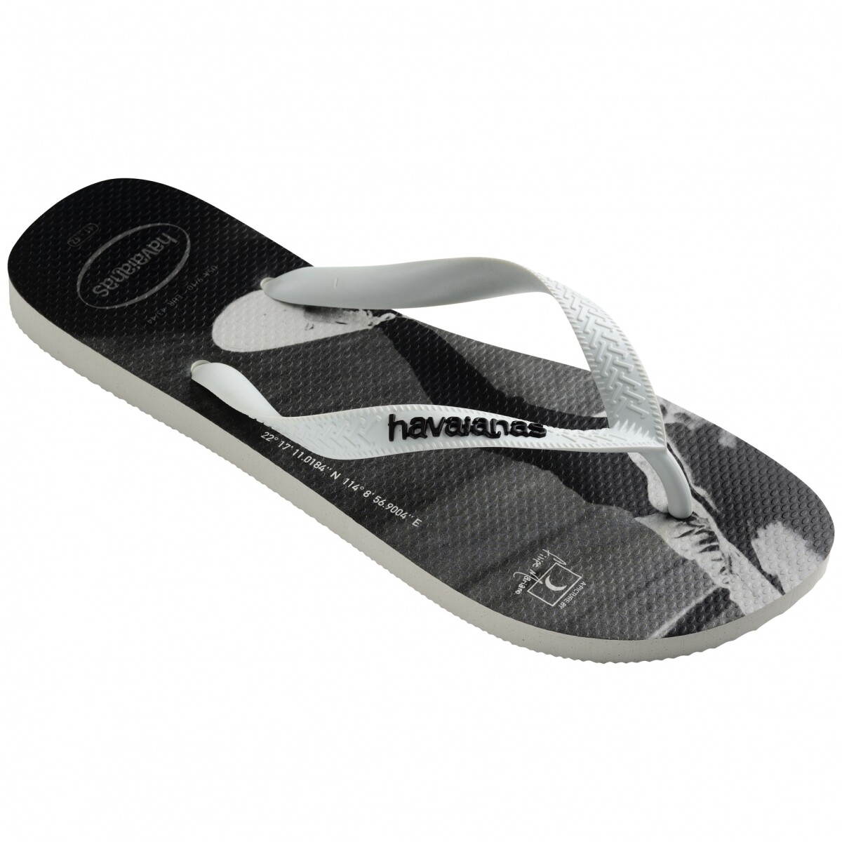 Sandalia de Hombre Havaianas Hype Havaianas - Blanco - Negro 