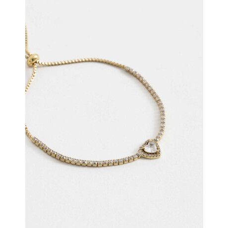 Pulsera Flexible Bañada En Oro Dorado