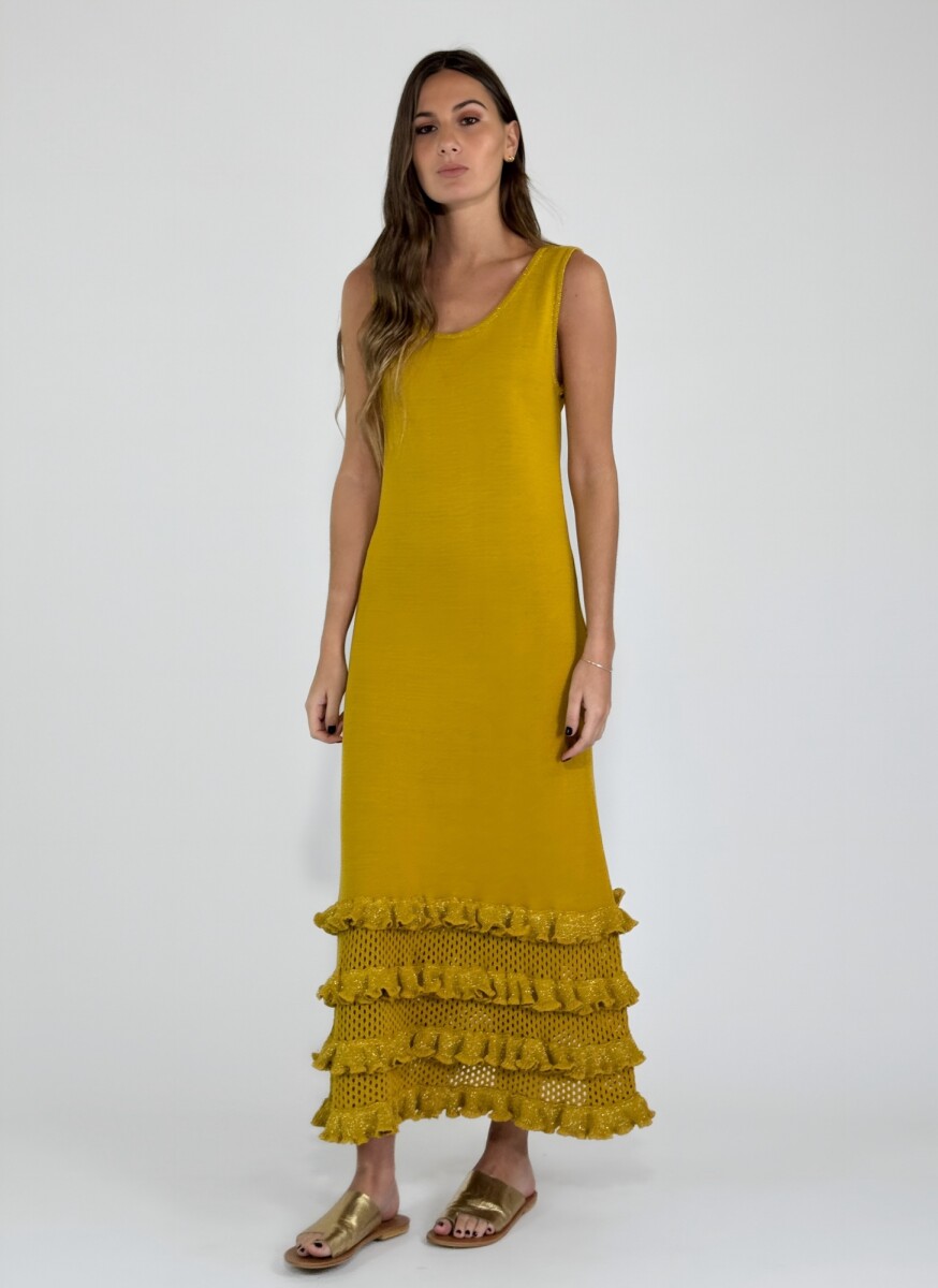 VESTIDO AZAHAR - AMARILLO 