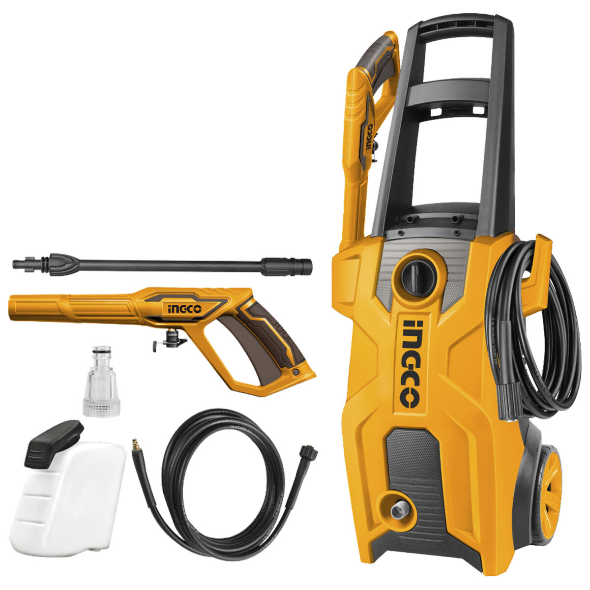 Hidrolavadora Ingco HPWR20018 2000W 160 Bar + Accesorios 