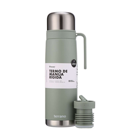 Termo 1Lt. Premium Manija Rigida Oliva