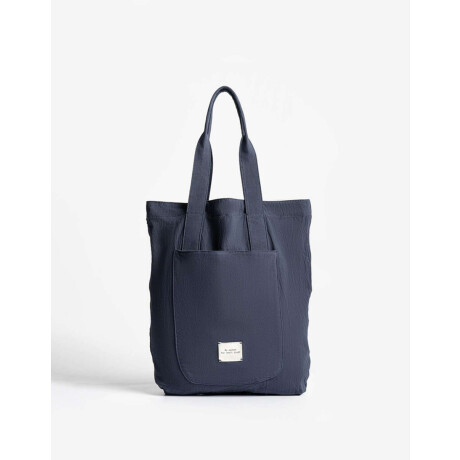 Tote Bag De Material Reciclado Azul Francia