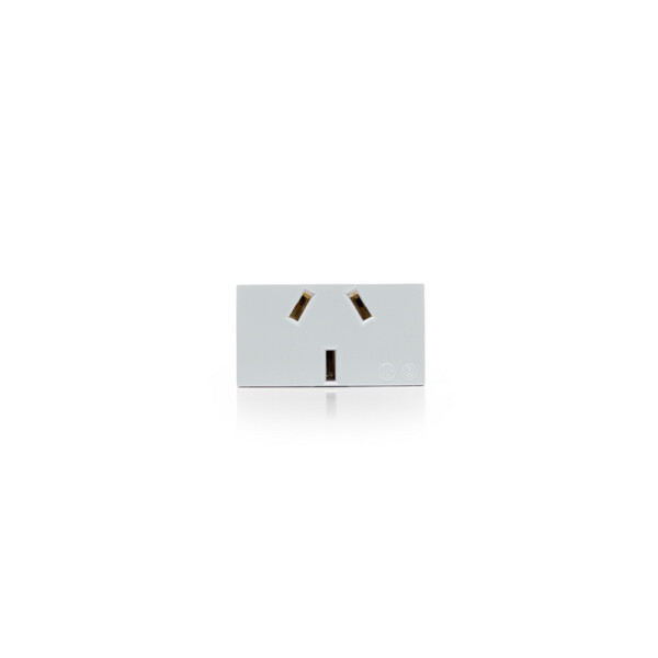 Módulo tomacorriente standard 10A 250V blanco puro ELE07605