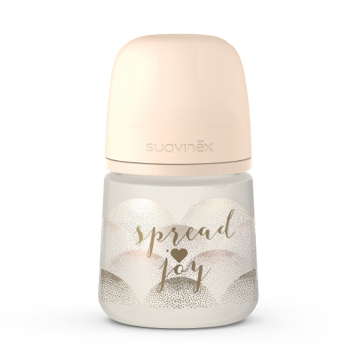 Mamadera Suavinex Bebés +0M 150Ml Tetina Fisio SX PRO Lenta - Beige 