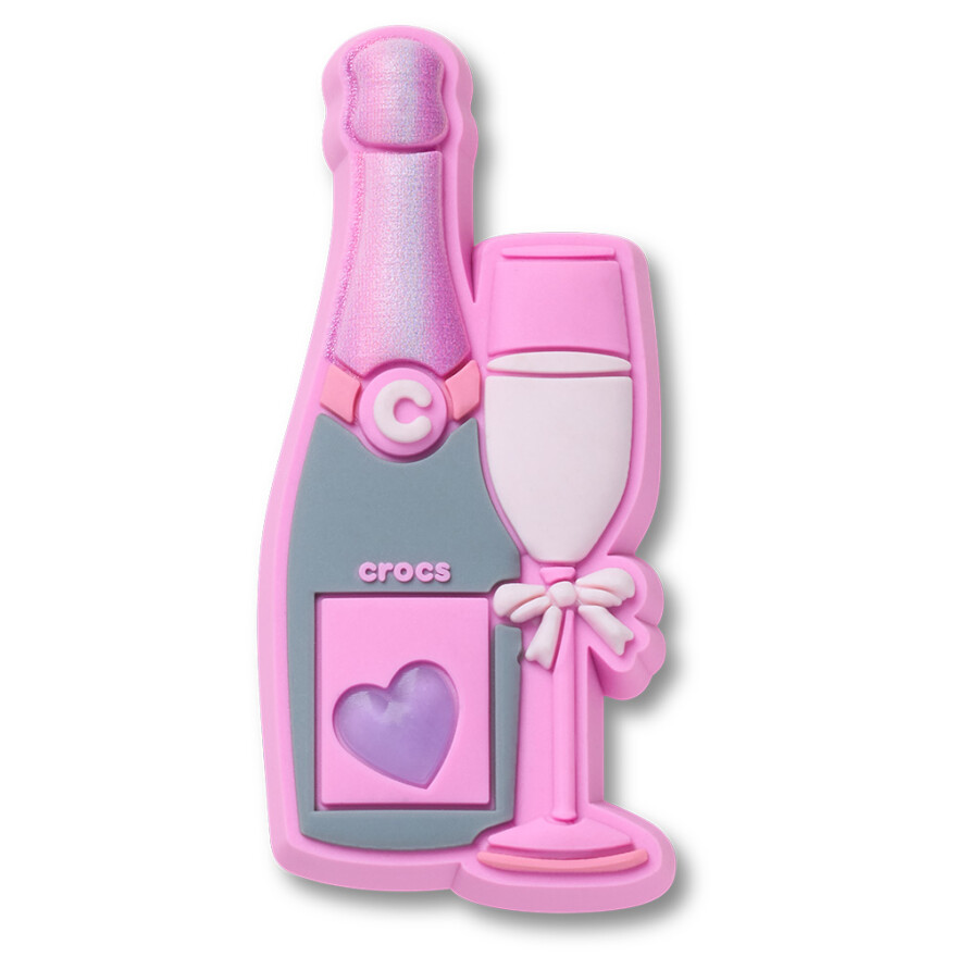 Jibbitz Champagne and Glass Multicolor