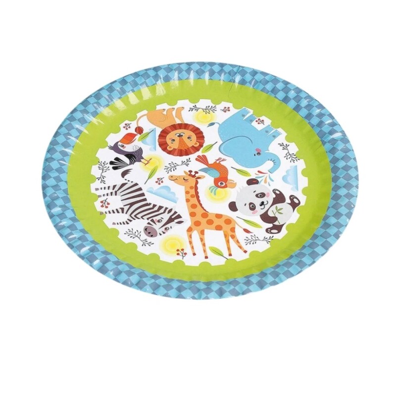 Plato Llano Diseño Animales 18Cm JUIN PLATO LLANO DISEÑO ANIMALES 18CM