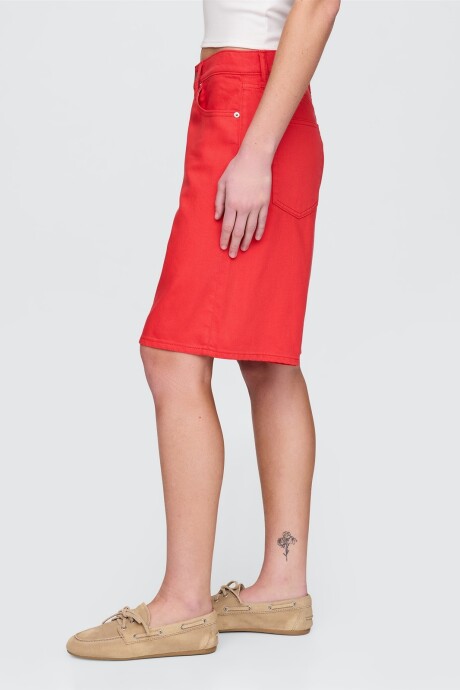 Short De Jean Mujer Tomato Sauce