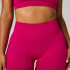 Short Seamless Scrunch Short 4 Mujer Lush Berry