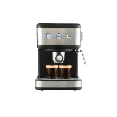 Cafetera Espresso Smartlife Sl-Ec8501 Negra/Plateada