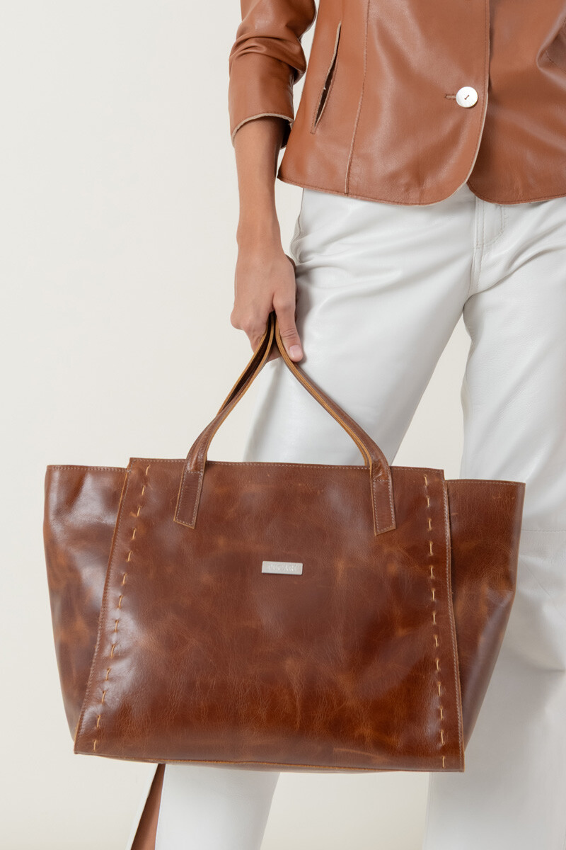 Bolso office Cognac